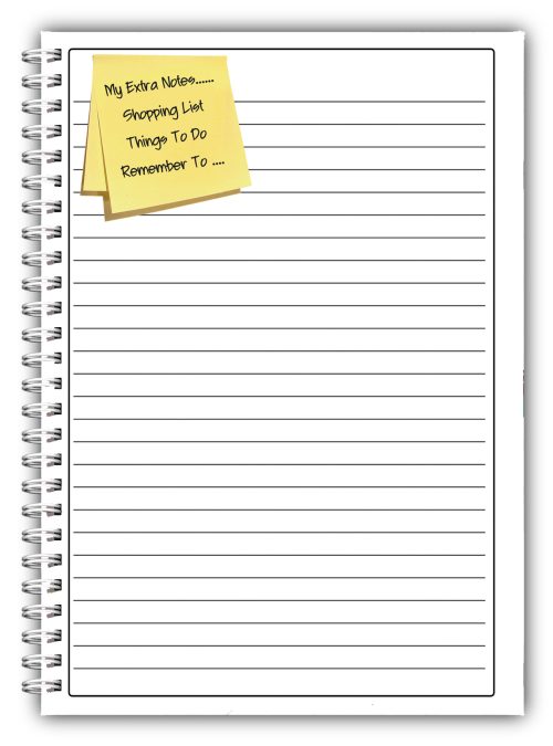 A5 Personalised Diet Diary -Leopard Print - Image 3