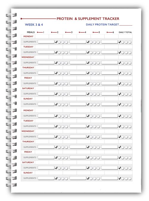 A5 Standard Fitness Log Books