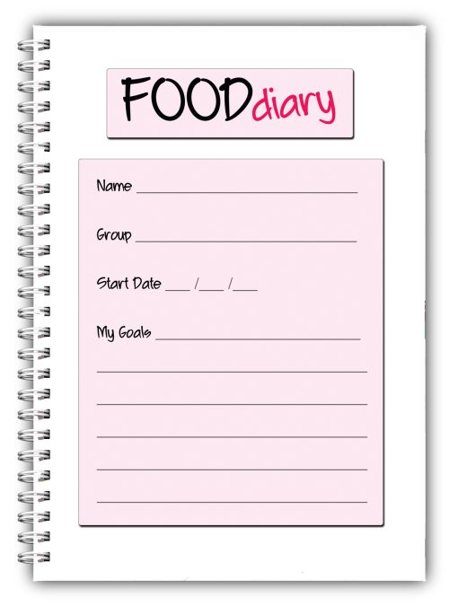 A5 Personalised Diet Diary -Leopard Print - Image 2