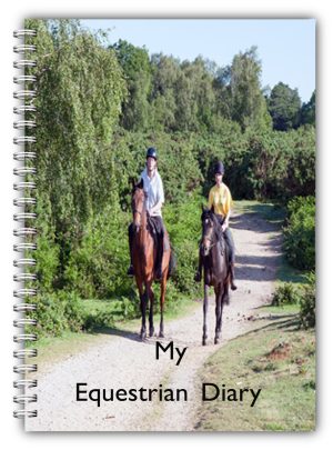 A5 Equestrian Hacking Log Book