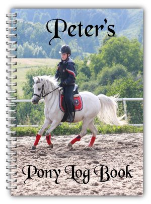 A5 Personalised Equine Horse Pony Kids Competition Log Book