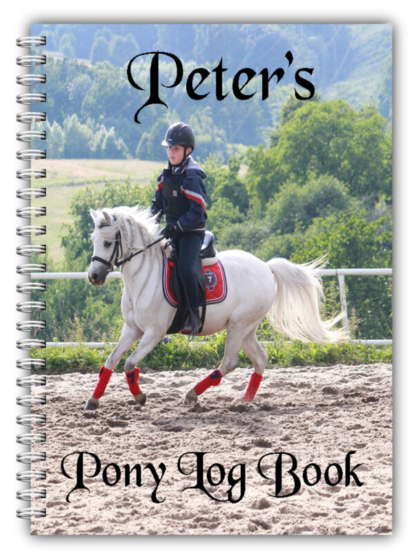 A5 STANDARD EQUINE HORSE & RIDER DRESSAGE COMPETITION LOGBOOK DIARY 50 PGS FOAL 
