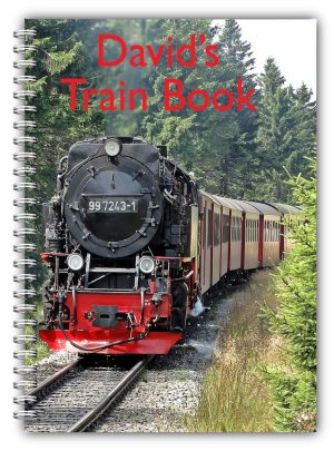 A5 Personalised Train Log Book 04