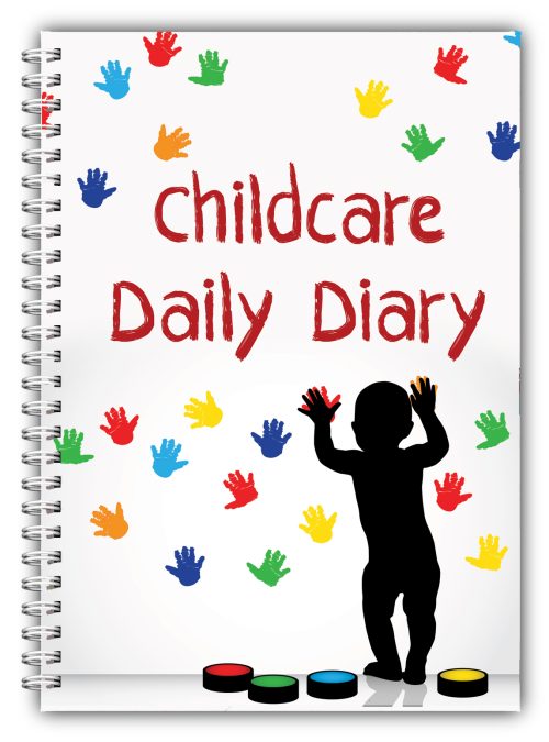 A5 Childcare Daily Diaries - Hand Prints