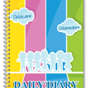 A5 Childcare Daily Diaries – Colourful