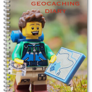A5 Geocaching Log Book Lego Man
