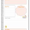 A5 Personalised Pregnancy Diary/Journal Pink The Stages - Image 4
