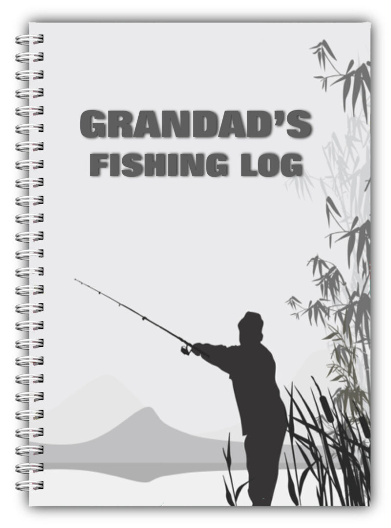 A5 FISHING LOG BOOK/ DAILY FISHING DIARY/ A5 PERSONALISED FISHERMAN'S GIFT/05 