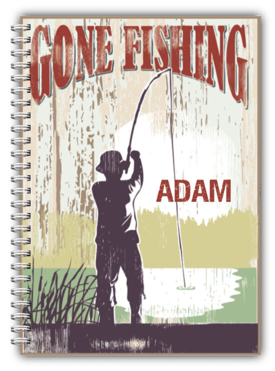 A5 Personalised Fishing Log Book 06