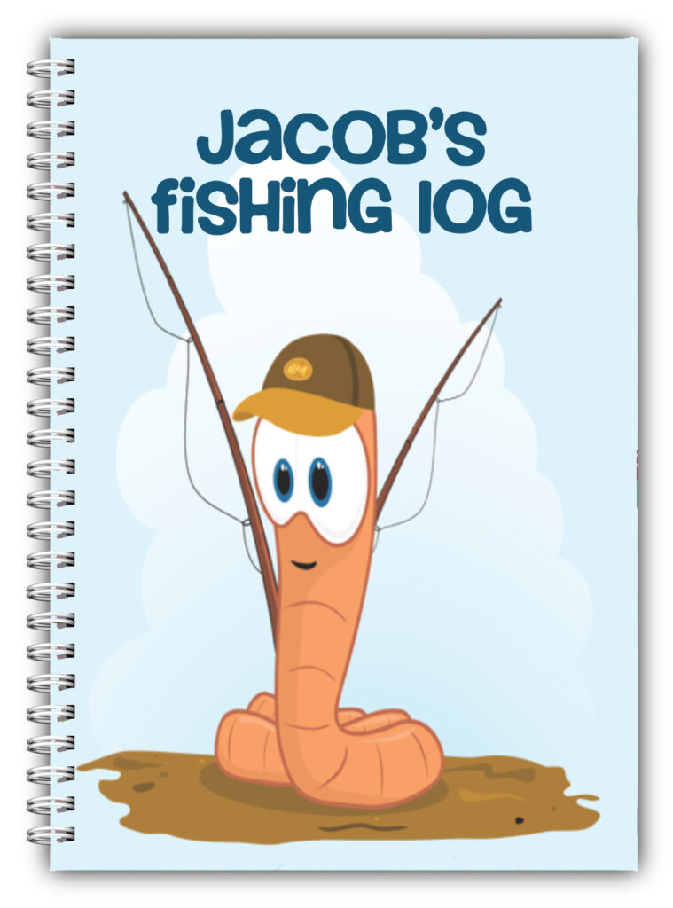 A5 Personalised Fishing Log Book 04