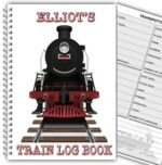 A5 Personalised Train Log Book 03