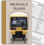 A5 Personalised Train Log Book 01