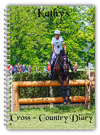 A5 Personalised Equine Horse Cross Country Competition Log Book