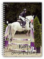 A5 Personalised Equine Horse Show Jumping Competition Log Book