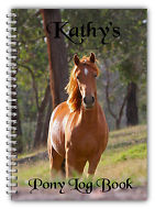 A5 Personalised Equine Horse Pony Kids Competition Log Book