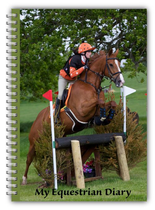 A5 Equestrian Cross Country Log Book Diary