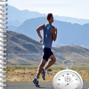 A5 PERSONALISED RUNNING LOG BOOK/DIARY/ 50 pages/ RUNNING RECORD 01 