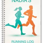 NEW A5 PERSONALISED RUNNING LOG BOOK DIARY 50 PAGES RUNNING 03