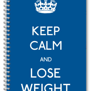 A5 Non Personalised Diet Diary -KC Blue