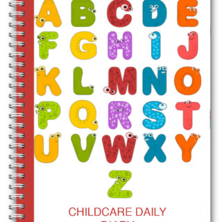 A5 Childcare Daily Diaries – Bubble Letters