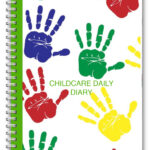 A5 Childcare Daily Diaries - Colour Hands