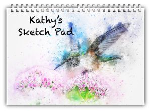 A5 PERSONALISED KINGFISHER sketch pad by Bootiful Books