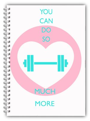 A5 MALE OR FEMALE WEIGHT TRAINING LOG BOOK WORKOUT GYM YOGA 2