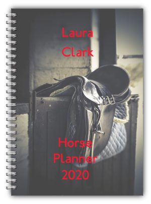 A5 Equestrian equine horse pony diary planner competition log book by Bootiful Books