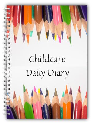 A5 Childcare Daily Diaries - Colour Pencils