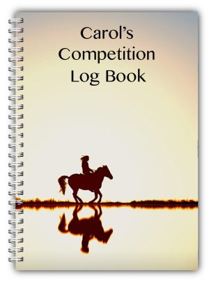 A5 Personalised Equine Horse Pony Kids Competition Log Book 2