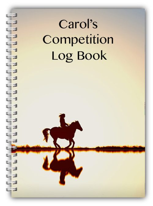 A5 Personalised Equine Horse Pony Kids Competition Log Book 2