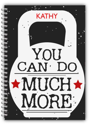 NEW A5 PERSONALISED WEIGHT TRAINING LOG BOOK/GYM DIARY/ TRAINING WORKOUT JOURNAL