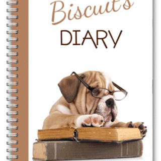 A5 PET DIARY/ PERSONALISED PET DIARY RECORD BOOK/ PET HEALTH CARE DIARY 50 LINED 05