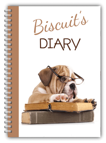 A5 PET DIARY/ PERSONALISED PET DIARY RECORD BOOK/ PET HEALTH CARE DIARY 50 LINED 05