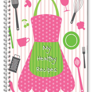 A5 RECIPE PLANNER/ PERSONAL RECIPE BOOK/YOUR OWN RECIPES/WEIGHT LOSS 02