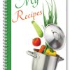 A5 RECIPE PLANNER/ PERSONAL RECIPE BOOK/YOUR OWN RECIPES/WEIGHT LOSS 03