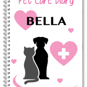NEW A5 PET ANIMAL NOTEBOOK STANDARD 50 LINED BLANK PAGES NOTE PAD/DOG PUPPY 01 