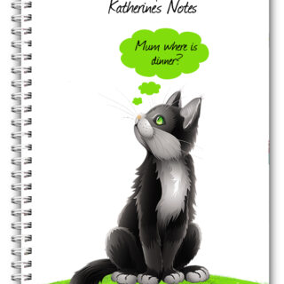 A5 PERSONALISED CHARACTER NOTEBOOK NOTEPAD LINED PLAIN 50 PAGE GIFT 05