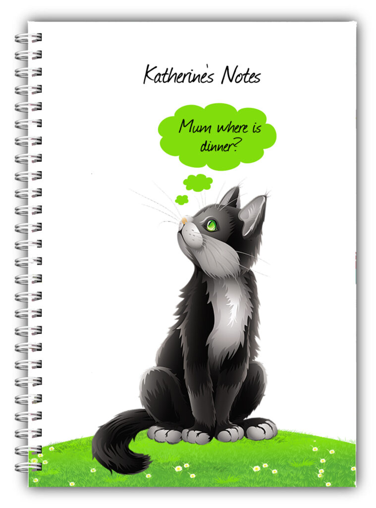 A5 PERSONALISED CHARACTER NOTEBOOK NOTEPAD LINED PLAIN 50 PAGE GIFT 05