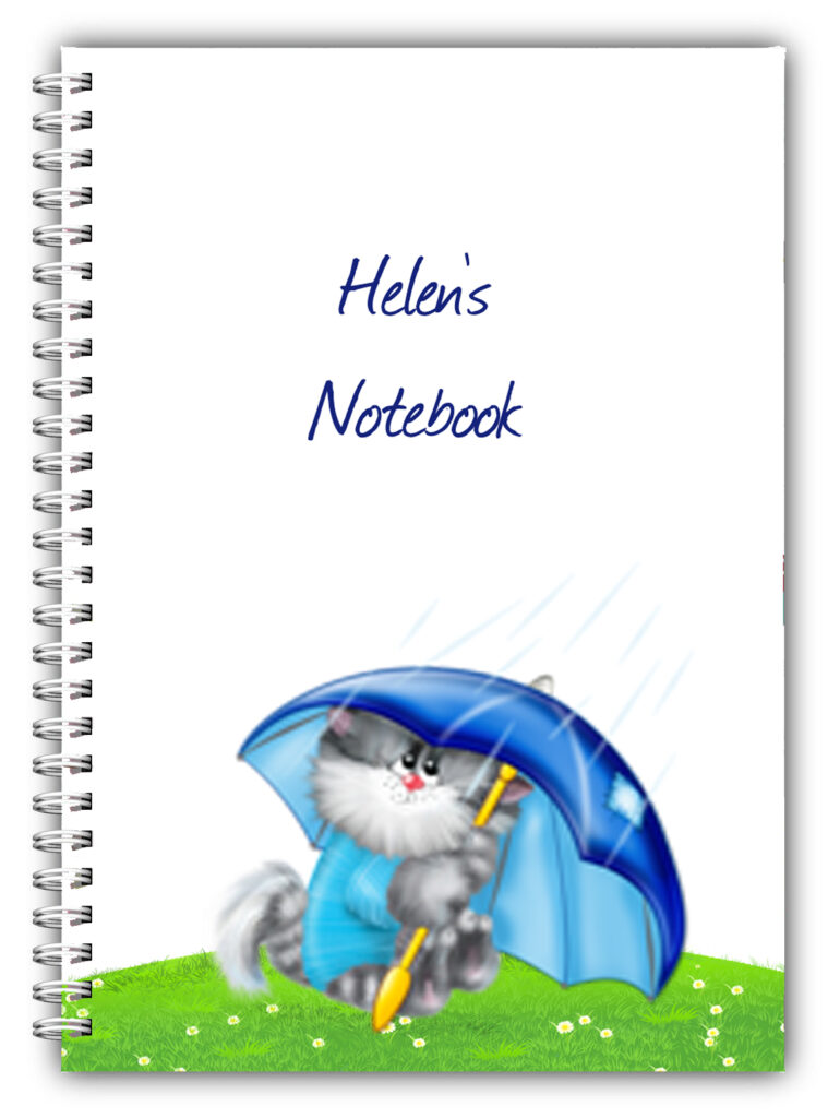 A5 PERSONALISED CHARACTER NOTEBOOK NOTEPAD LINED PLAIN 50 PAGE GIFT 06