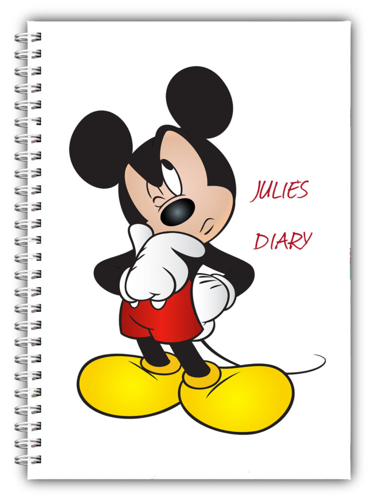 A5 PERSONALISED CHARACTER NOTEBOOK NOTEPAD LINED PLAIN 50 PAGE GIFT 07