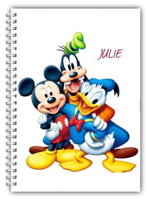 A5 character goofy daffy duckPersonalised Notebook Gift By Bootiful Books