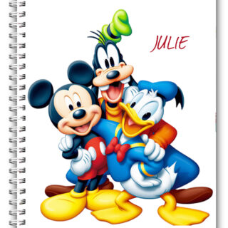 A5 PERSONALISED CHARACTER NOTEBOOK NOTEPAD LINED PLAIN 50 PAGE GIFT 09