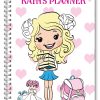 PERSONALISED KIDS DAILY PLANNER/MY FIRST PLANNER CHILDREN/A5 HOME SCHOOLING WORK KIDS 07