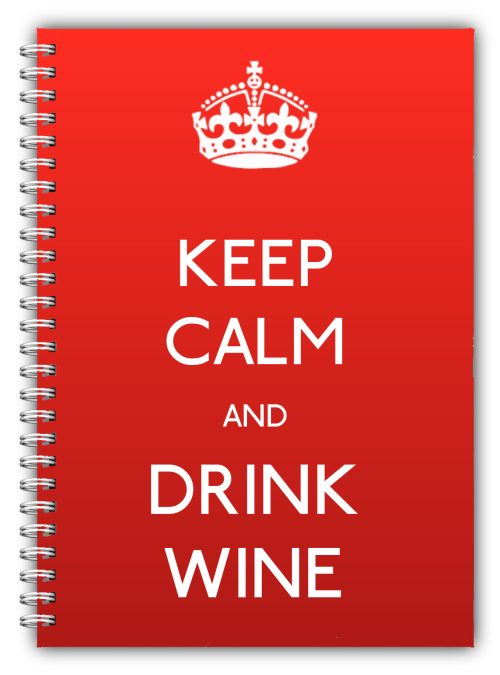 Ebay A5 Keep Calm Drink Wine Red .pages