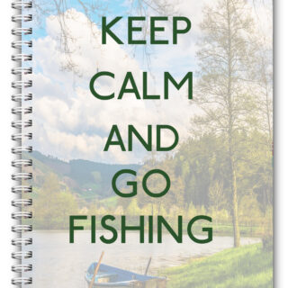 A5 WIRE BOUND DAILY FISHING LOG BOOK/DIARY/BIRTHDAY/DAD/FATHERS DAY GIFT 2