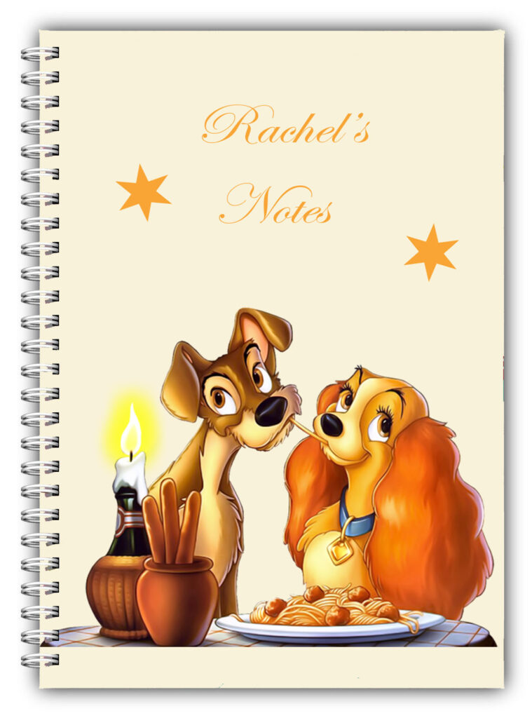 A5 PERSONALISED CHARACTER NOTEBOOK NOTEPAD LINED PLAIN 50 PAGE GIFT 01