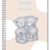 Personalised first planner home schooling bearKids daily planner school home schooling