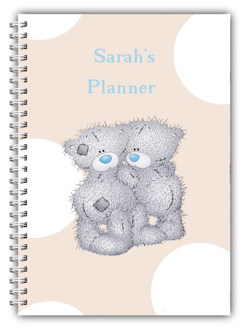 Personalised first planner home schooling bearKids daily planner school home schooling
