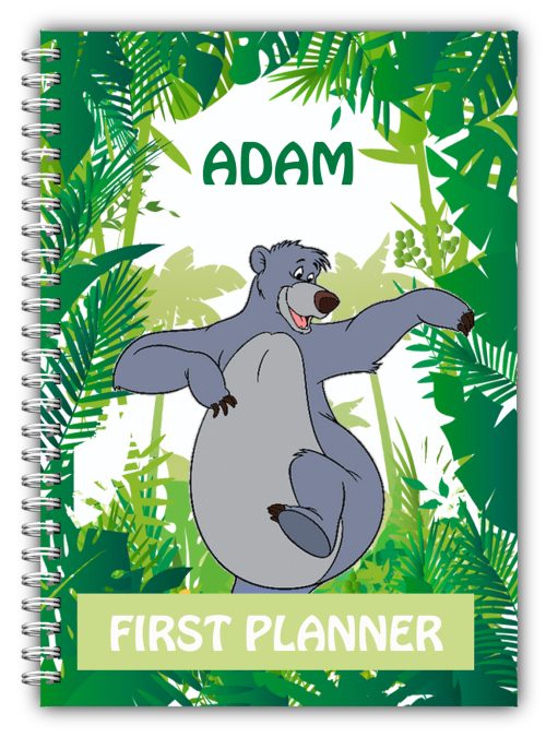 Baloo bear planner daily plannerKids daily planner school home schooling